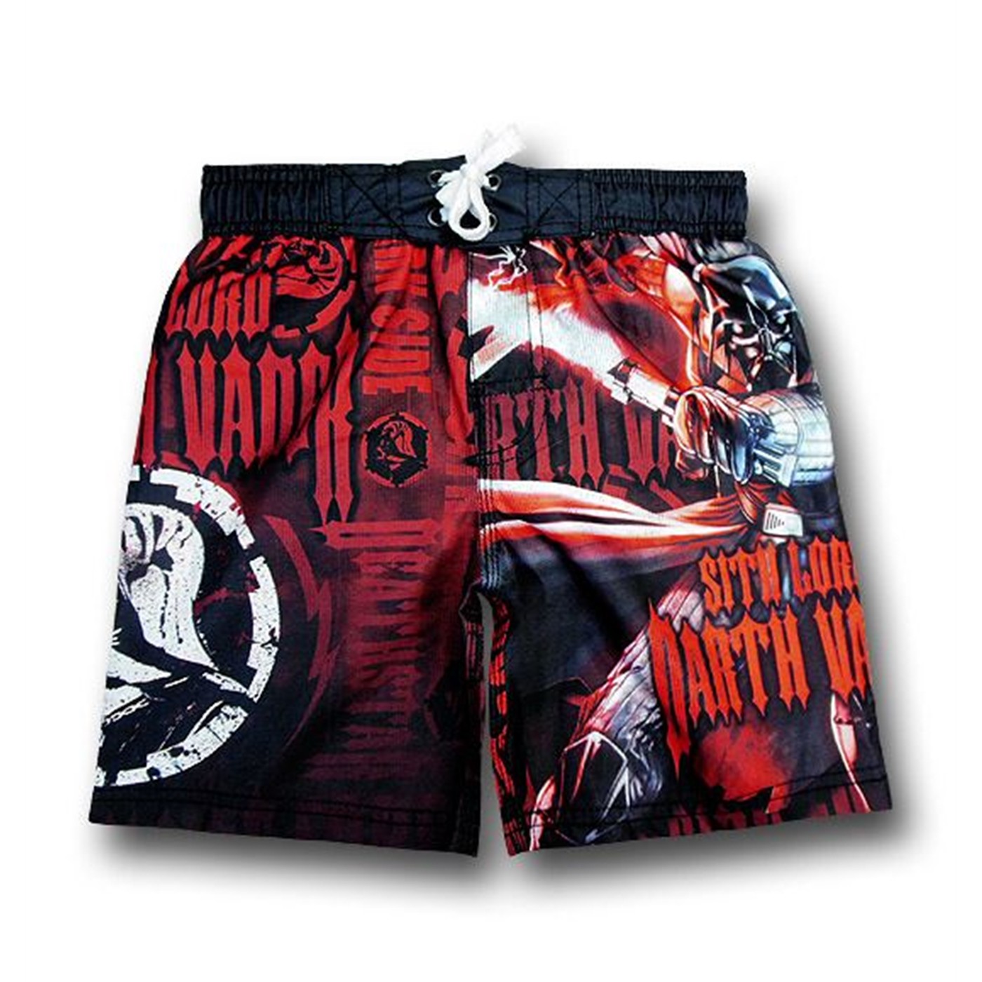 Star Wars Vader Kids Board Shorts, Black