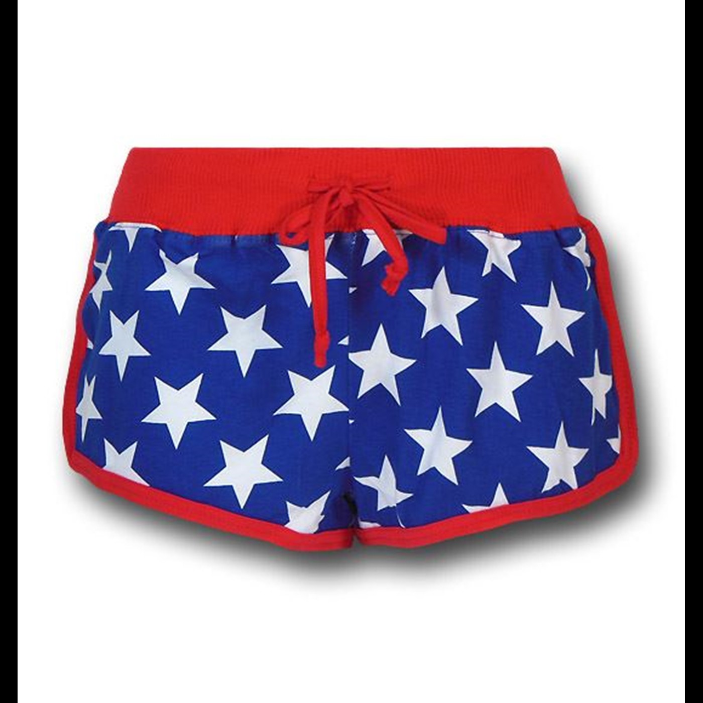 Wonder Woman Women's Stars Short Shorts, Blue