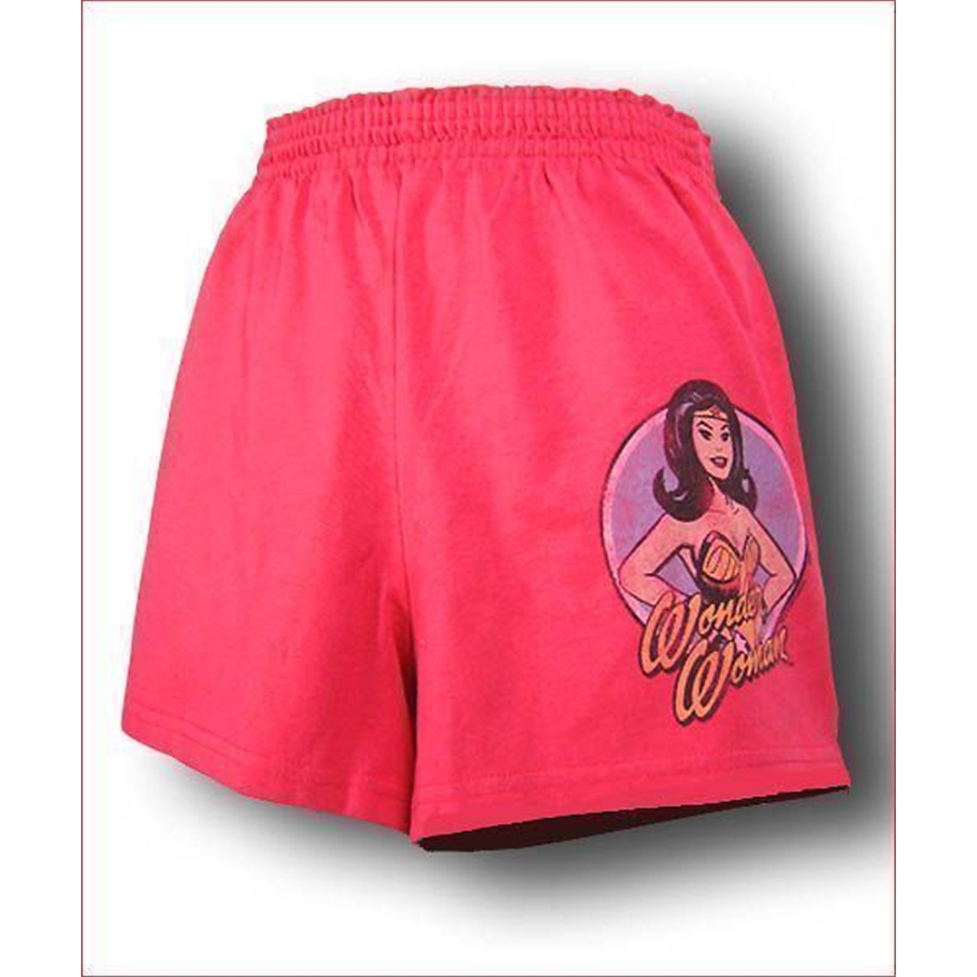 Wonder Woman Shorts Distressed Pose