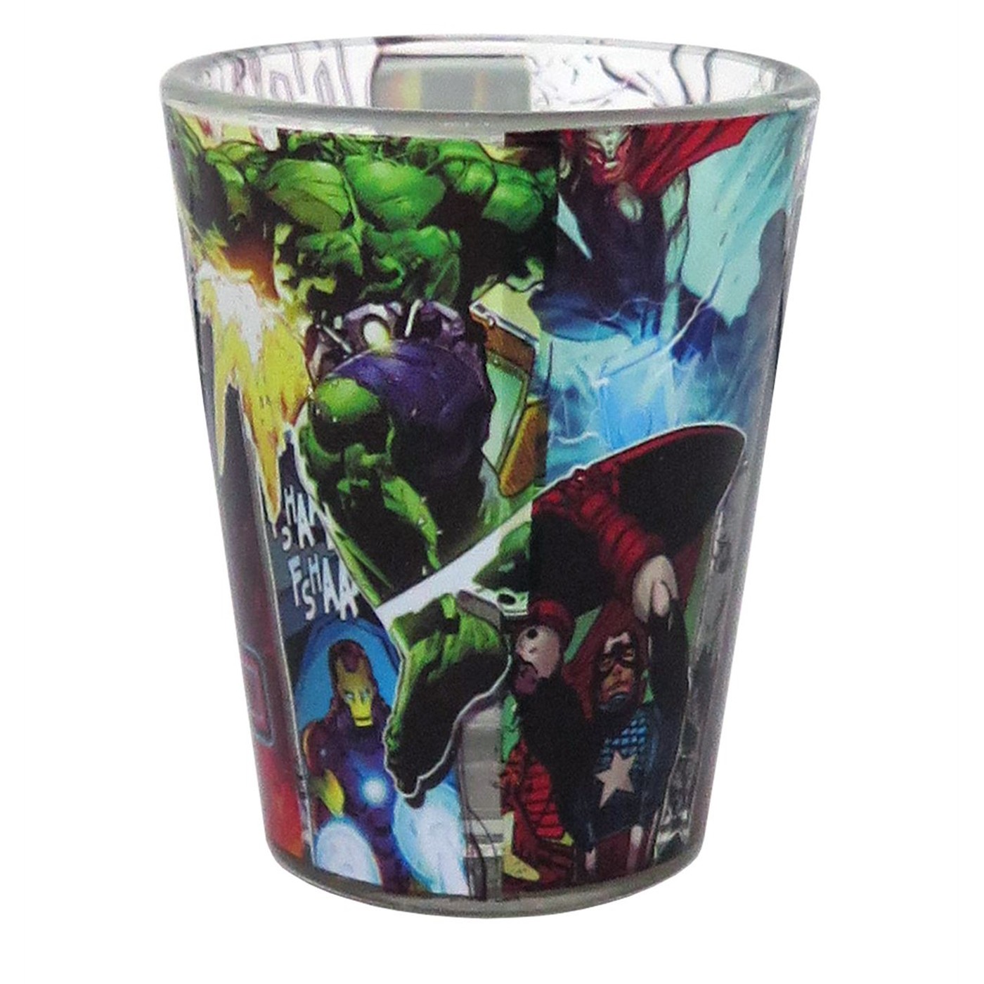 Marvel Avengers 4 Pc Shot Glass Set