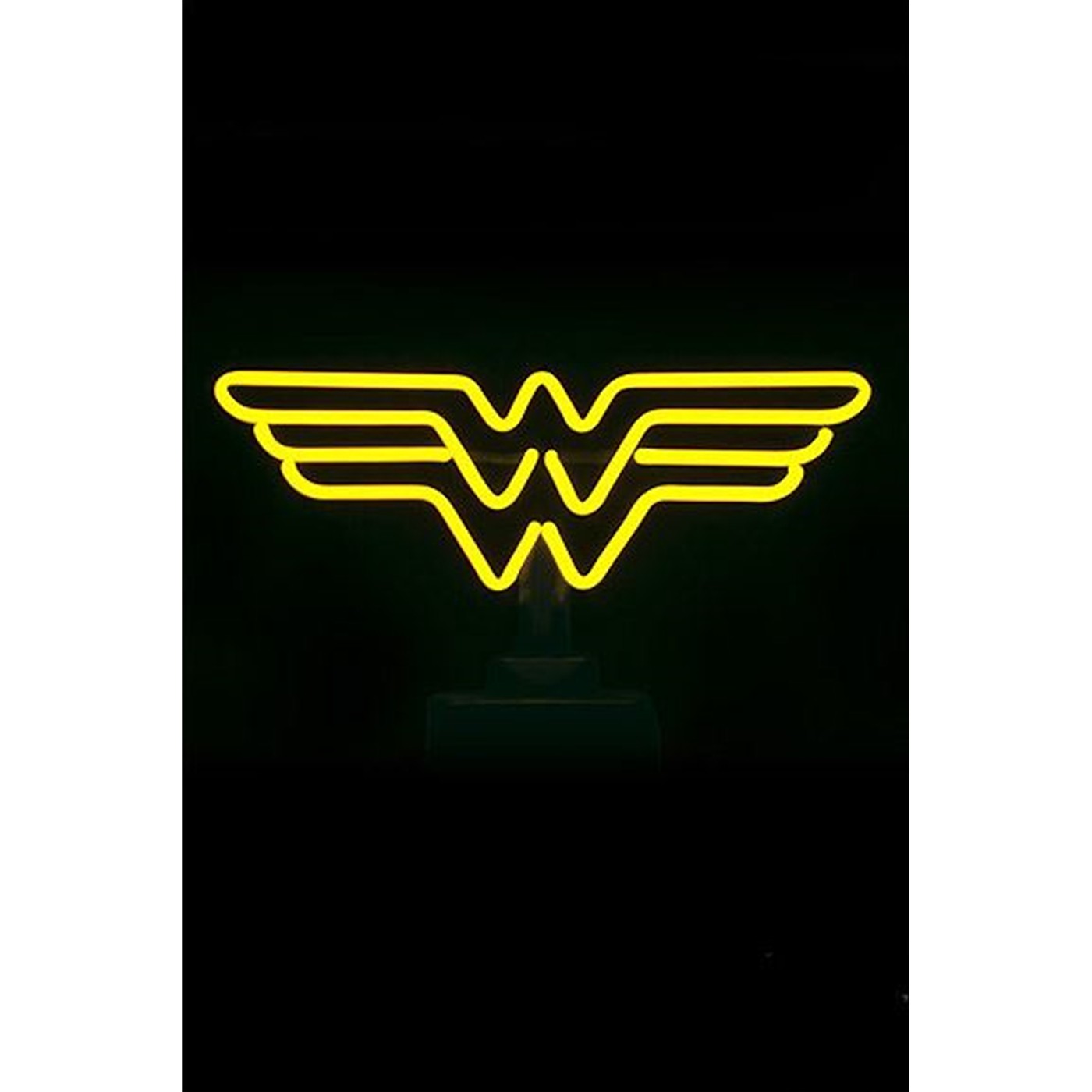 Wonder Woman Symbol Mini Neon Sign, Black