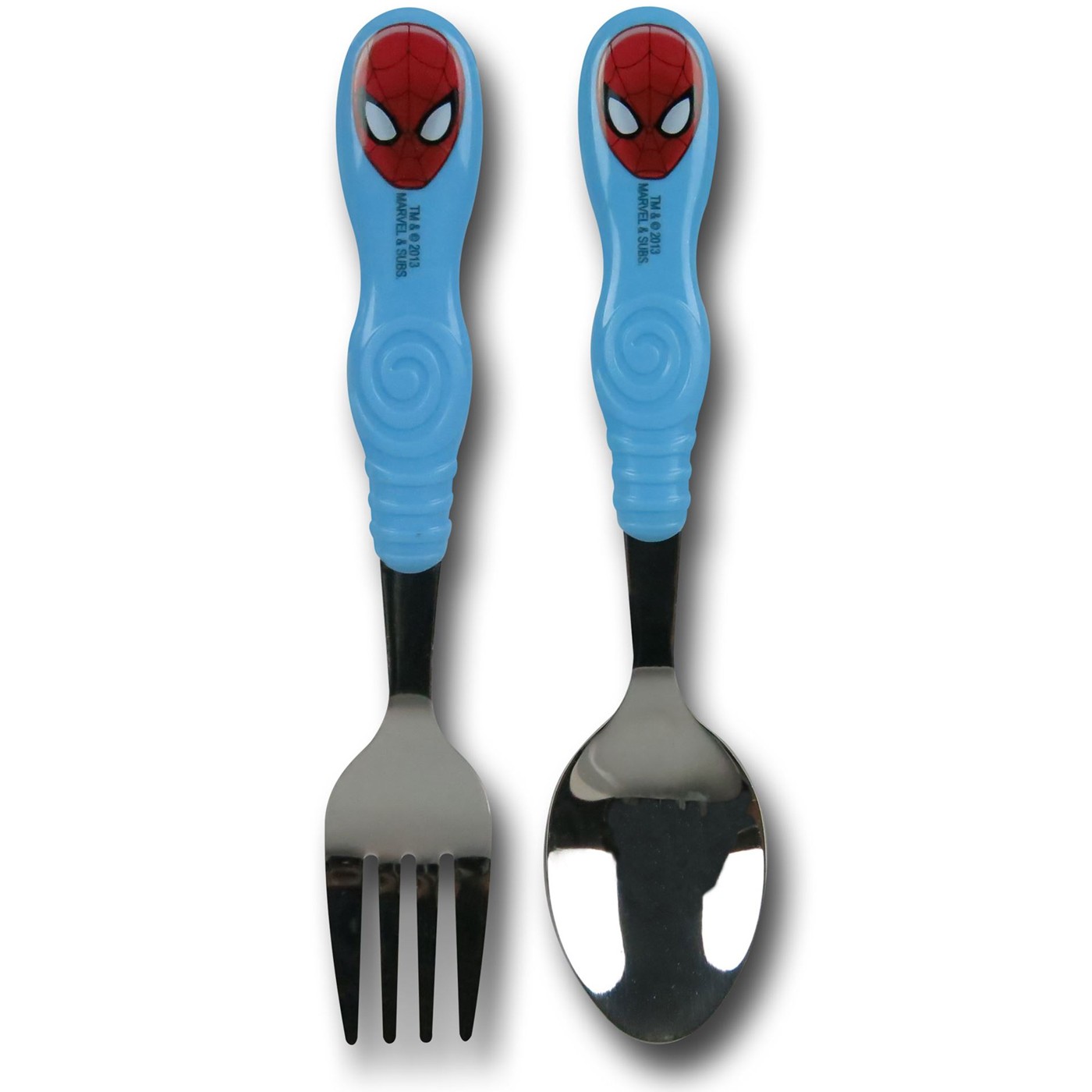 Spiderman Kids Flatware Set, Blue