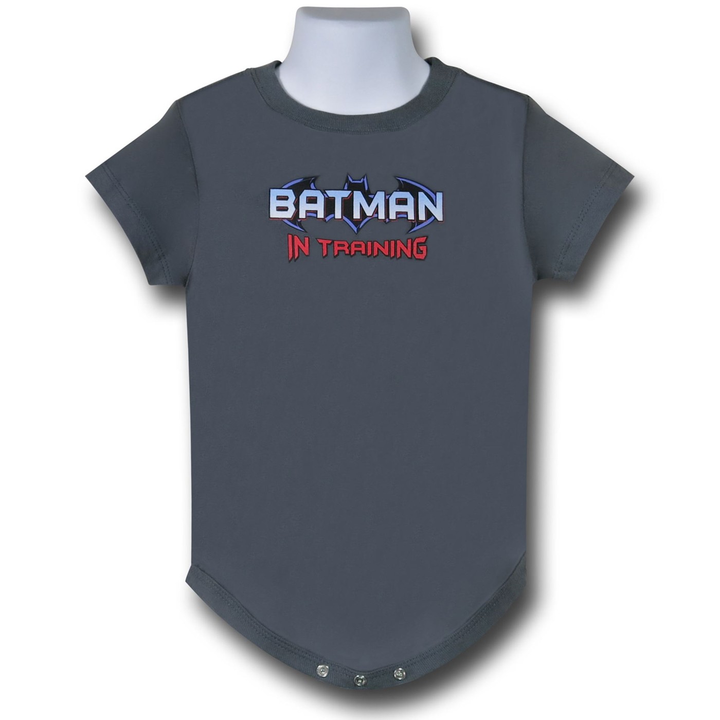 Batman In Training Grey Infant Snapsuit, Grey