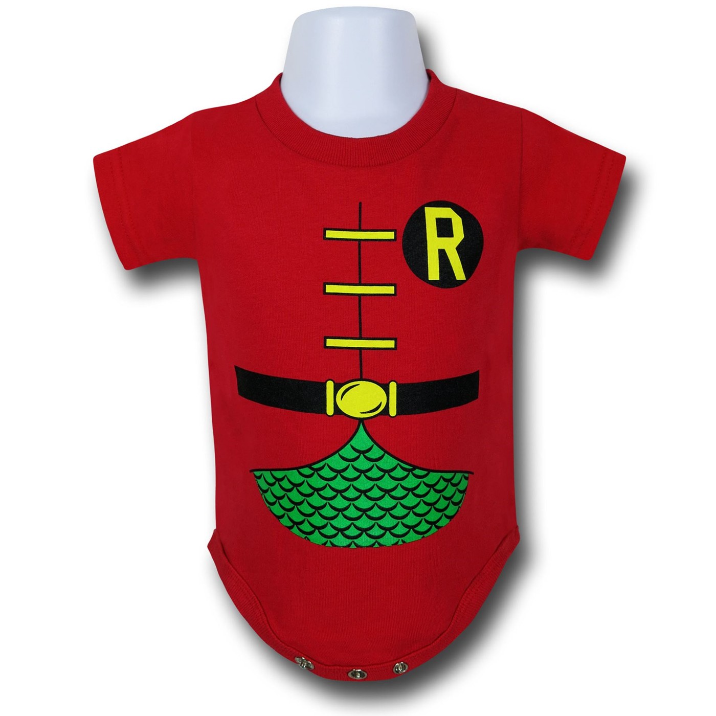 Robin Classic Costume Infant Snapsuit, Red