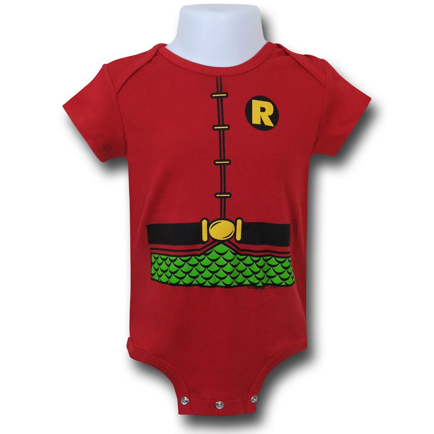 Robin Classic Costume Infant Snapsuit, Red