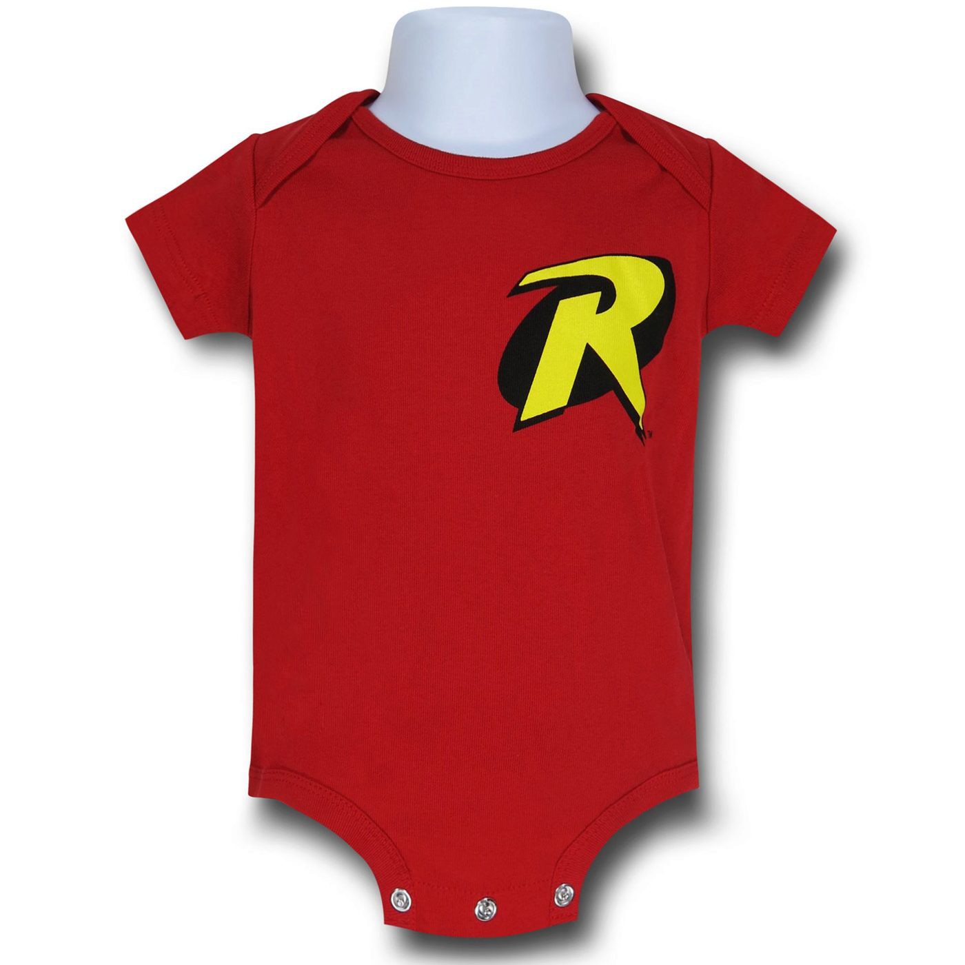 Robin Symbol Red Infant Snapsuit, Red