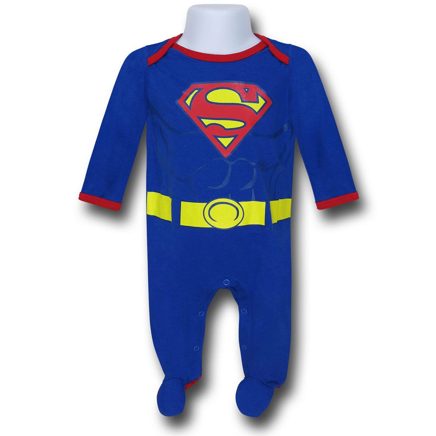 Superman Infant Costume Body Snapsuit, Blue