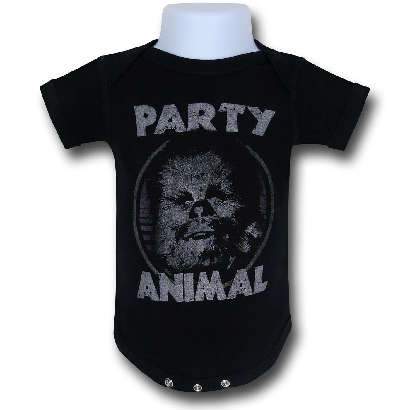 Star Wars Party Wookie Infant Snapsuit, Black