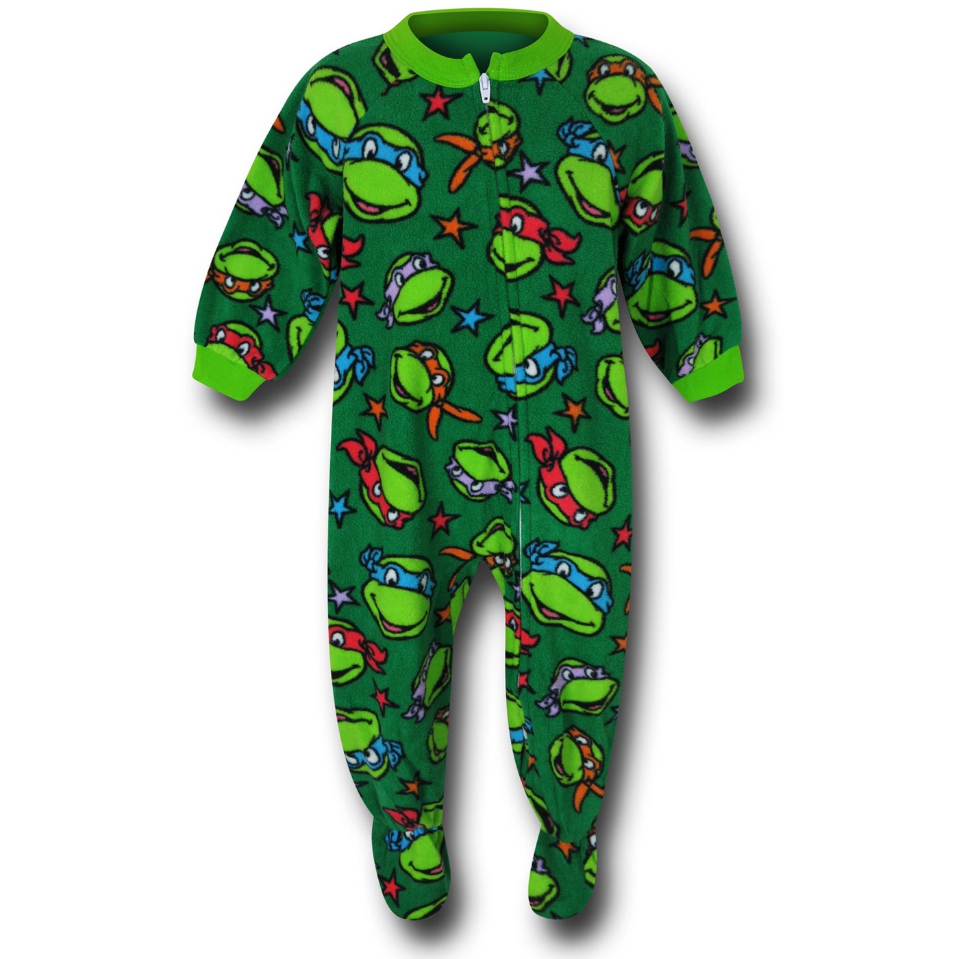 TMNT Heads Infant Snapsuit, Green