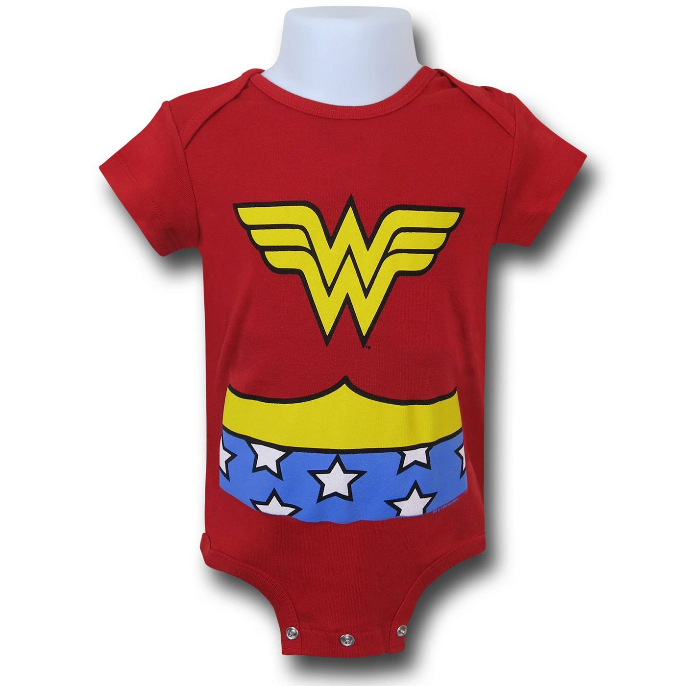 Wonder Woman Classic Costume Infant Snapsuit, Red