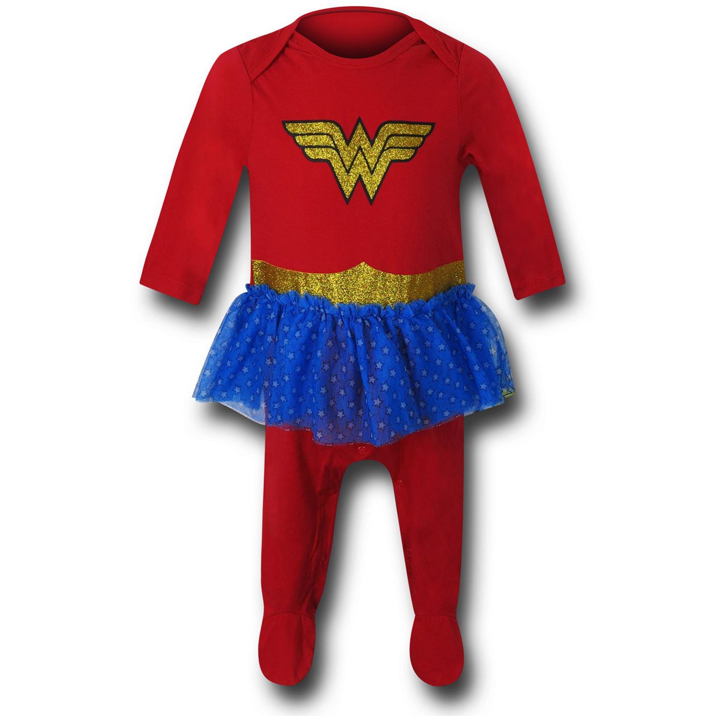 Wonder Woman Infant Skirted Romper, Red