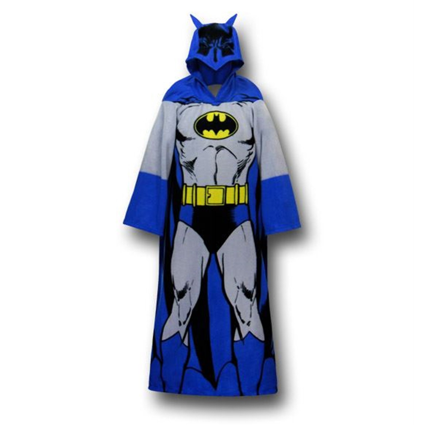 Batman Hooded Costume Snuggy Sleeved Blanket