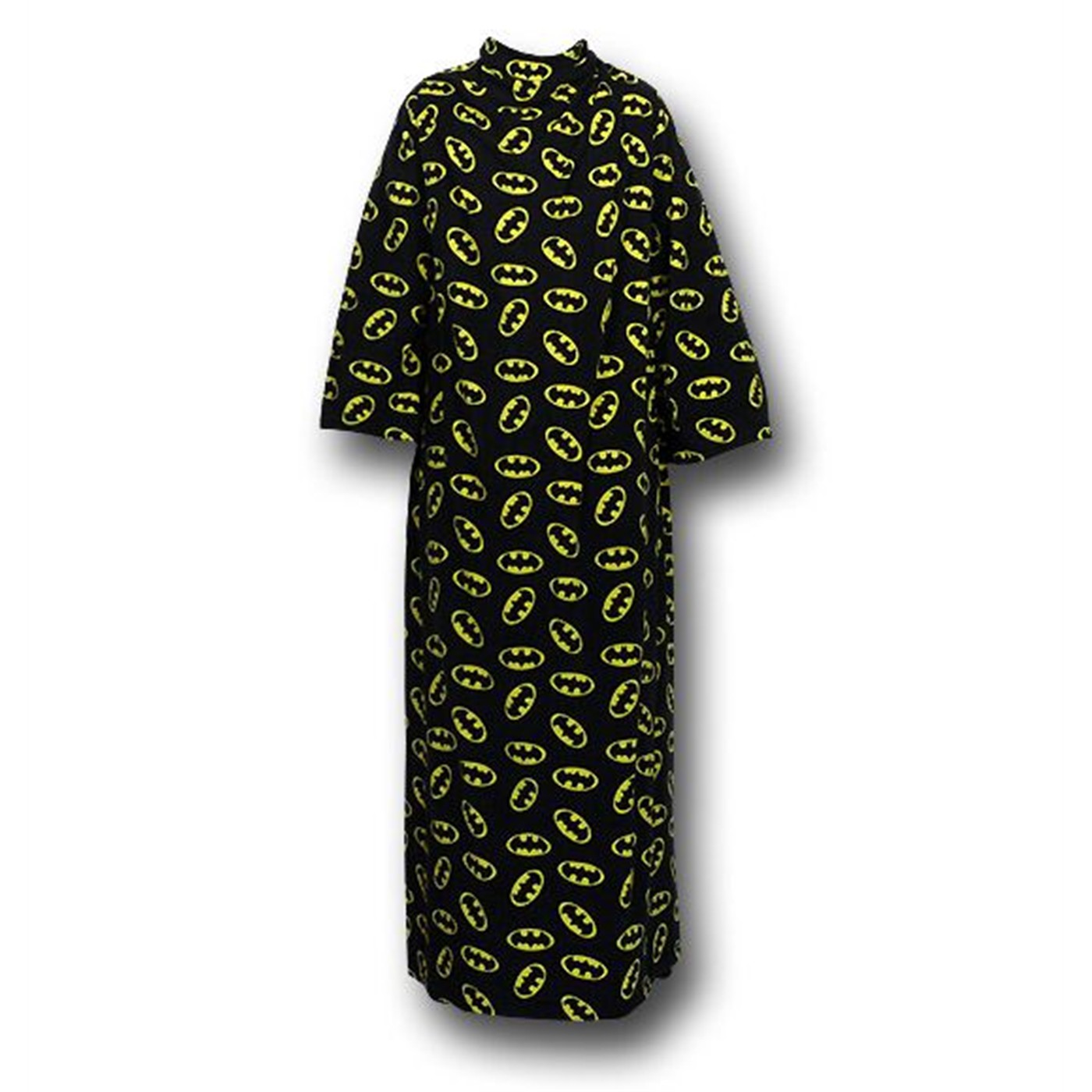 Batman Fleece Wrappie Lounge Robe, Black