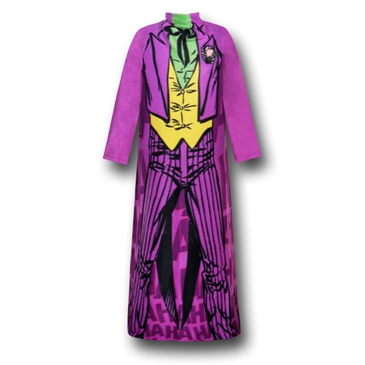 Joker Costume Snuggly Sleeved Blanket, Purple