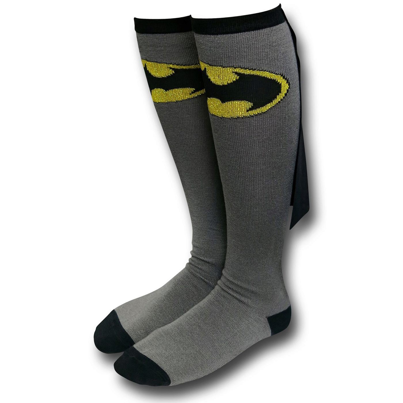 Batman Caped Women's Grey KneeHighs Socks