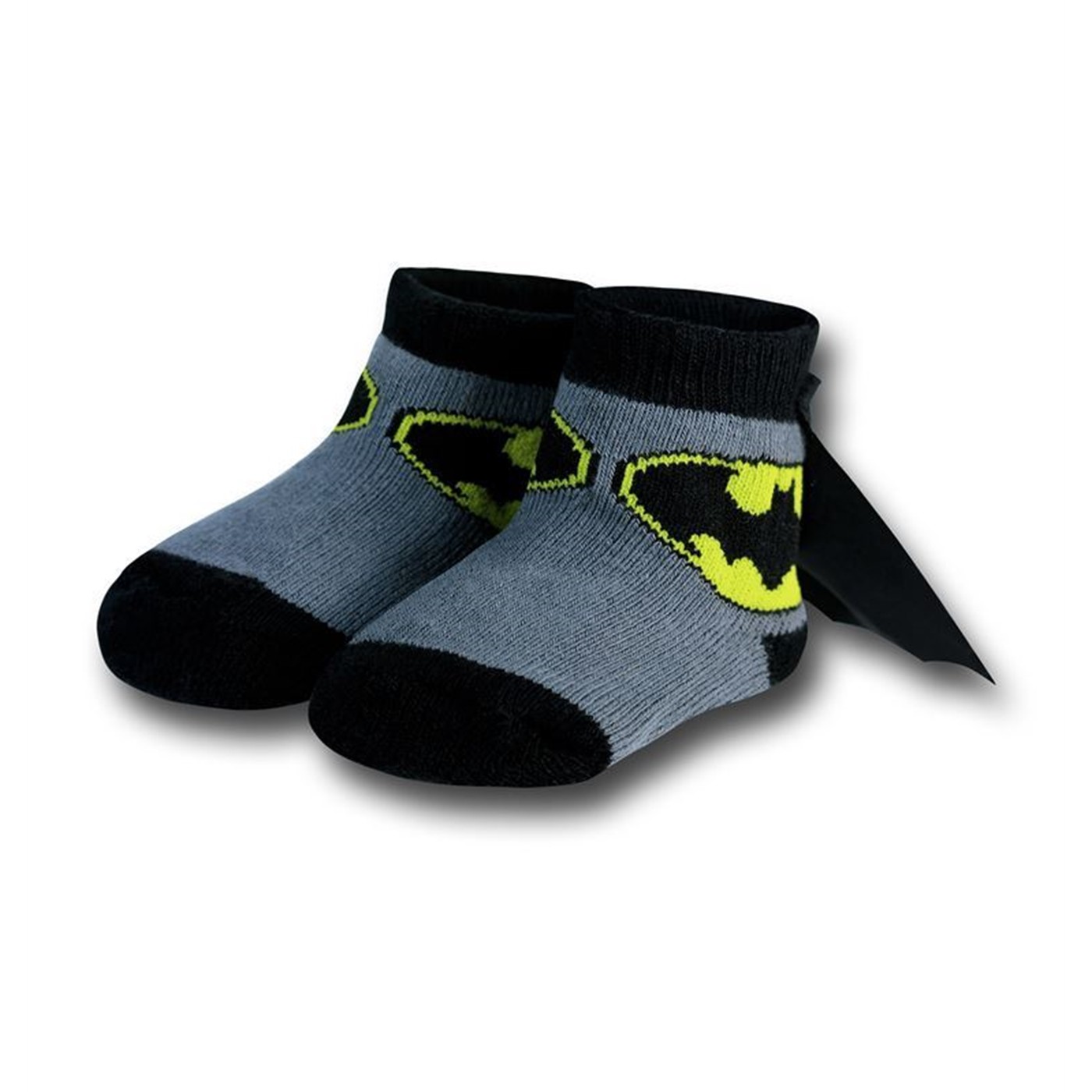 Batman Infant Socks with Cape