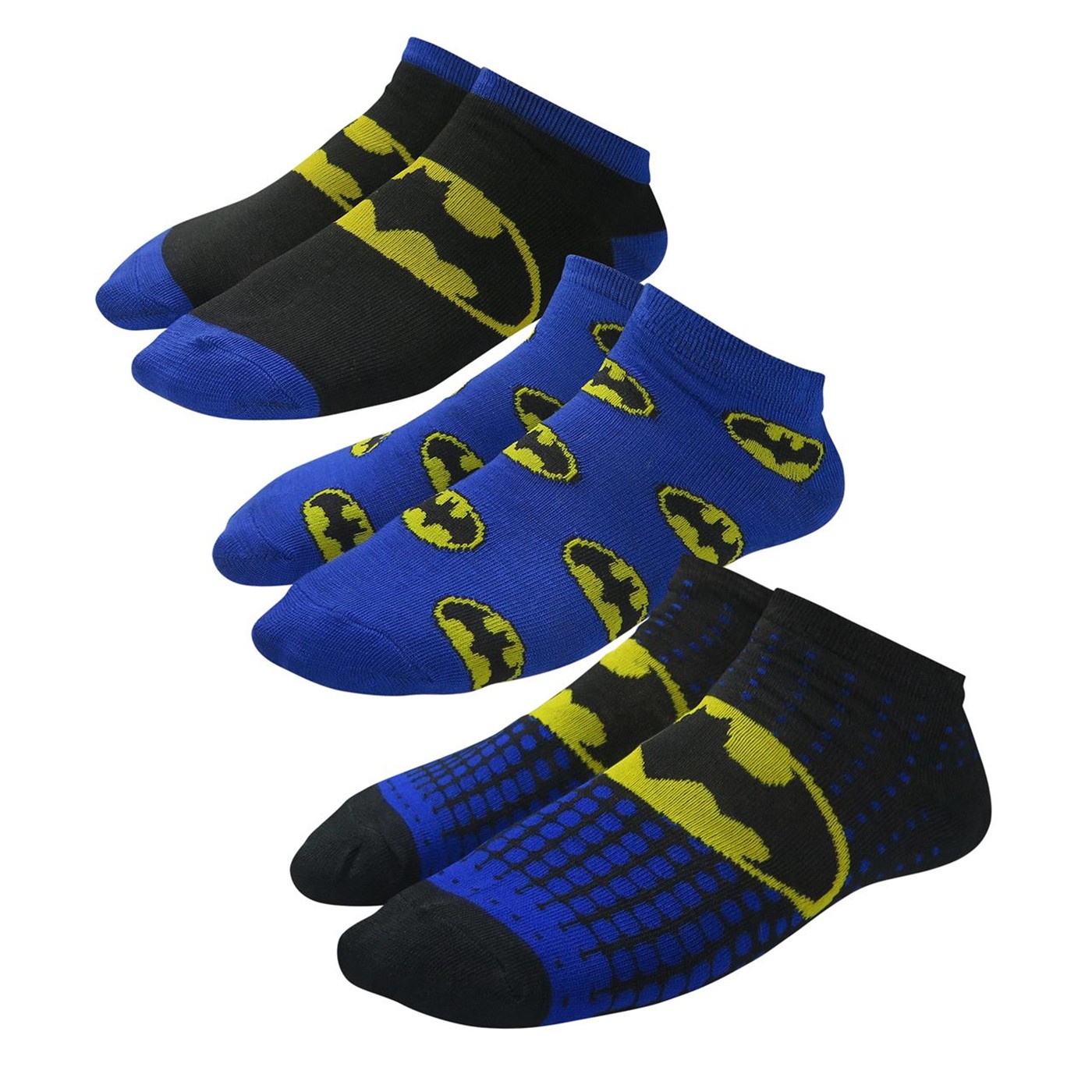 Batgirl Symbols Women's Low-Cut Sock 3 Pack, Purple
