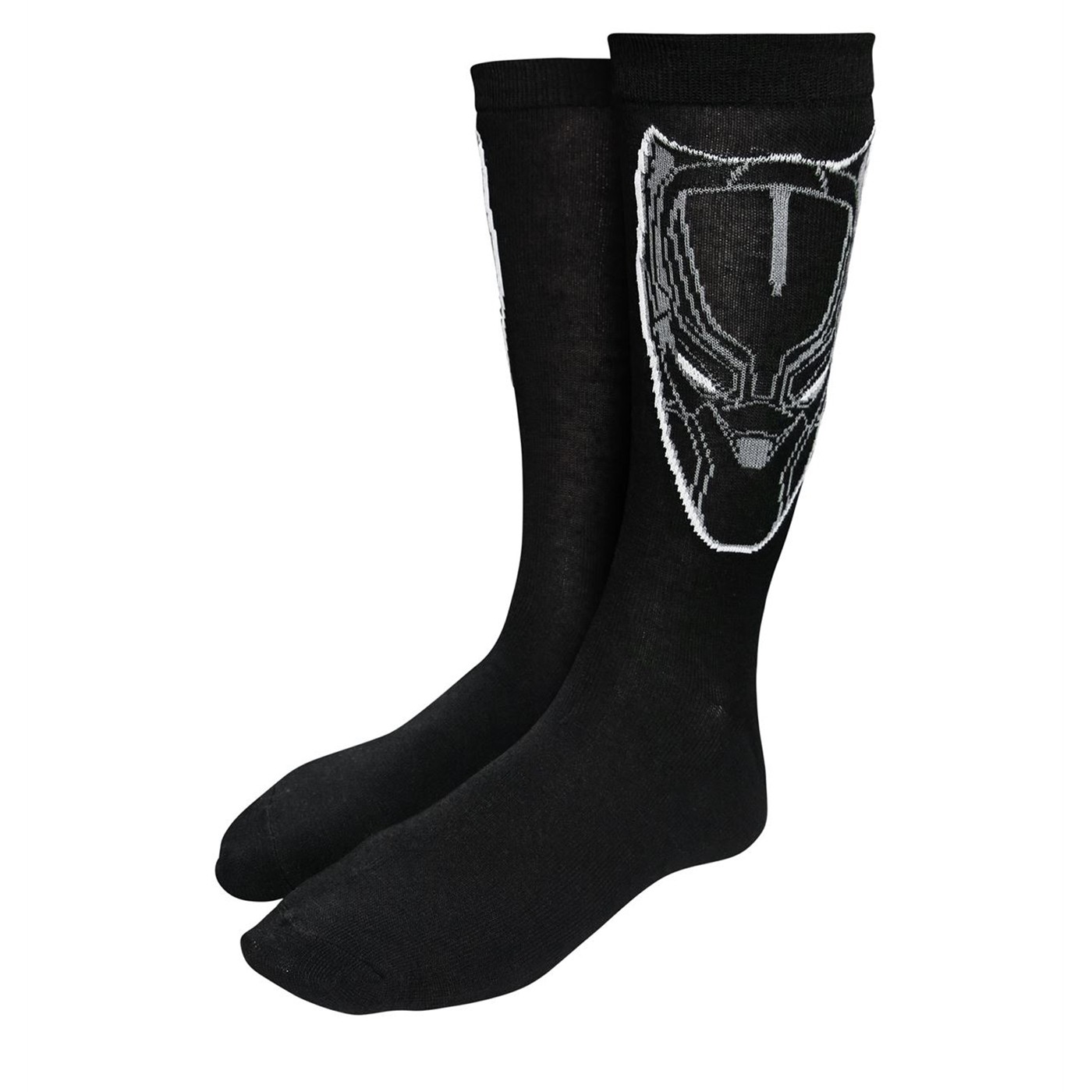 Black Panther Giant Head Crew Sock, Black
