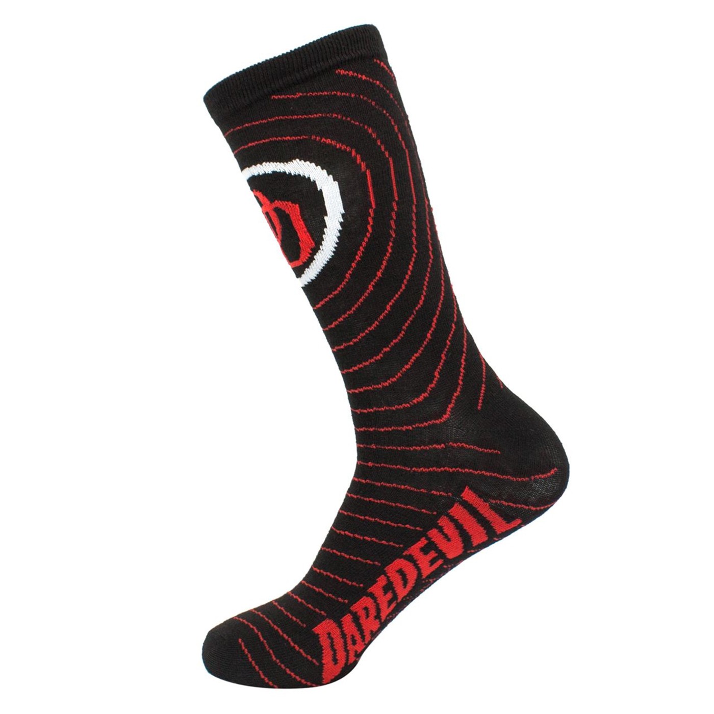 Daredevil Radar Sense Crew Socks, Red