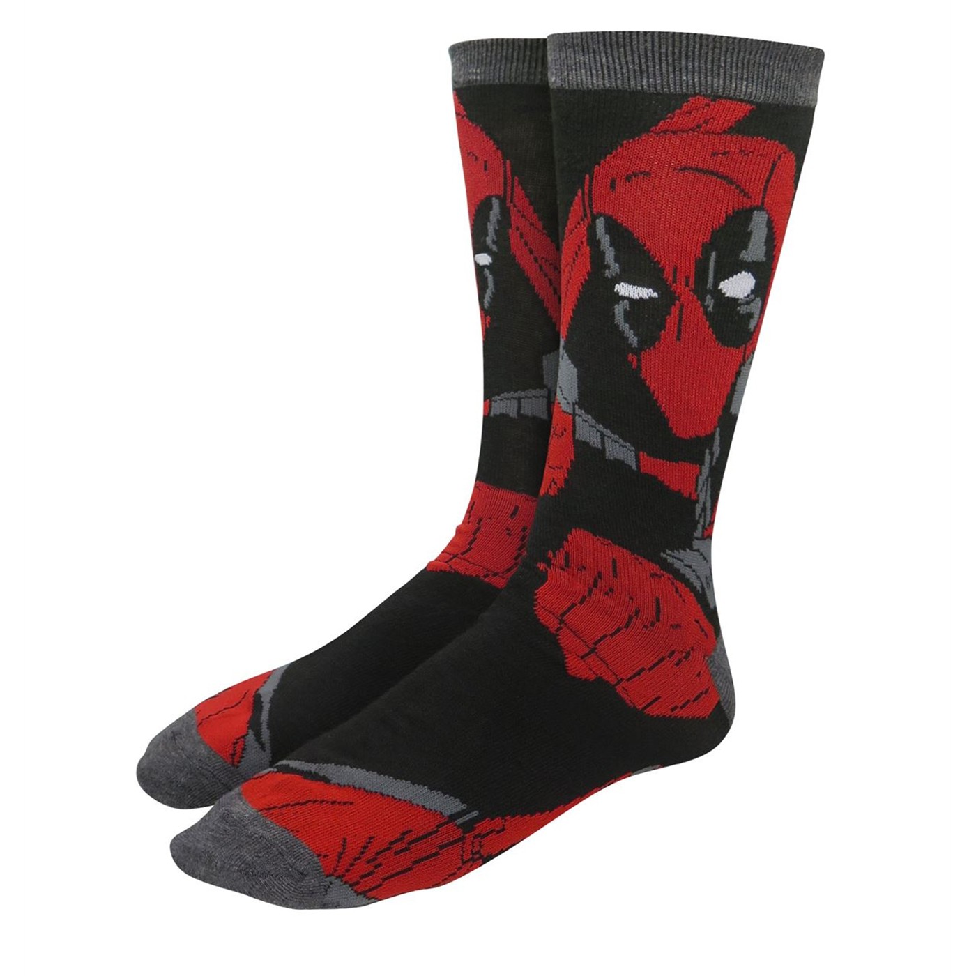 Deadpool My Common Sense Is Tingling Crew Socks, Black