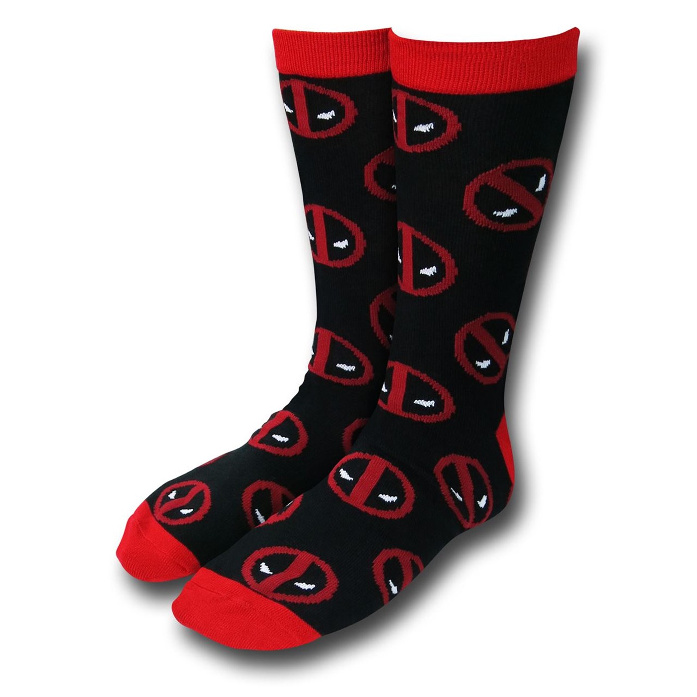 Deadpool Symbols Socks, Black