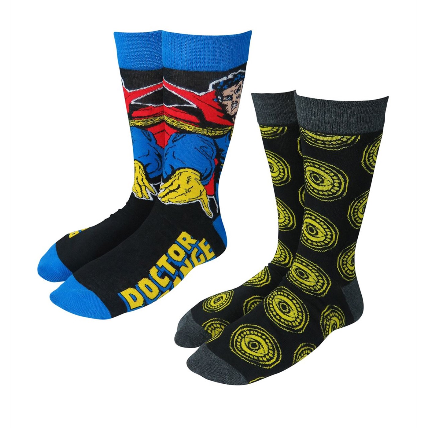 Dr. Strange Crew Socks 2-Pack, Black