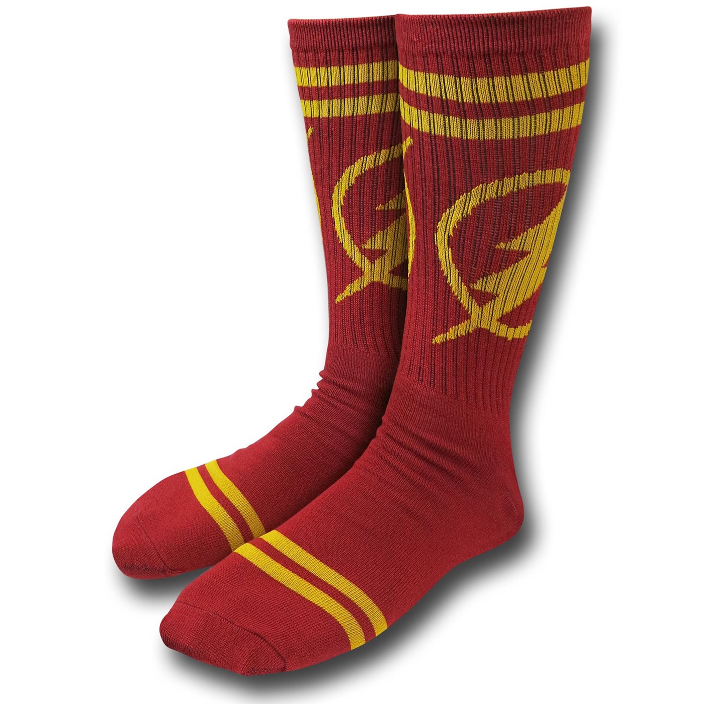 Flash TV Series Symbol Crew Socks, Red