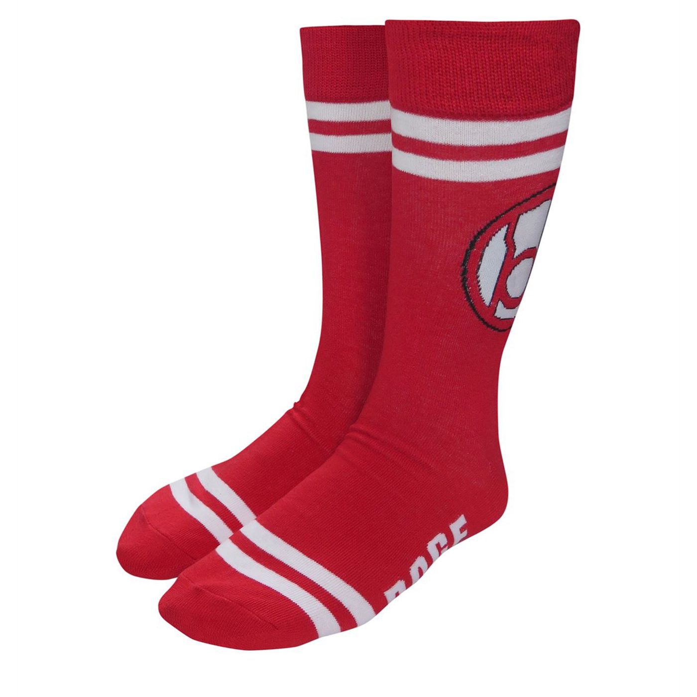 Green Lantern Red Lantern Rage Socks, Red