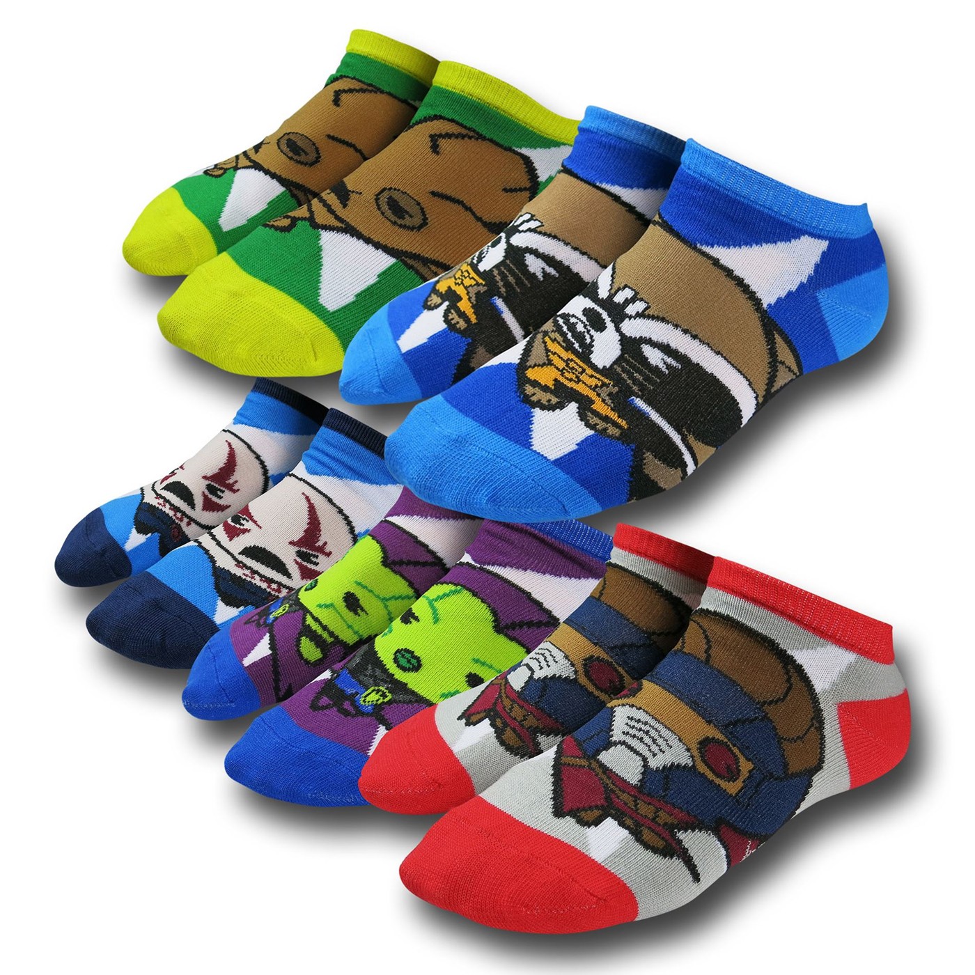Guardians of the Galaxy 5-Pack Ankle Women's Socks, White