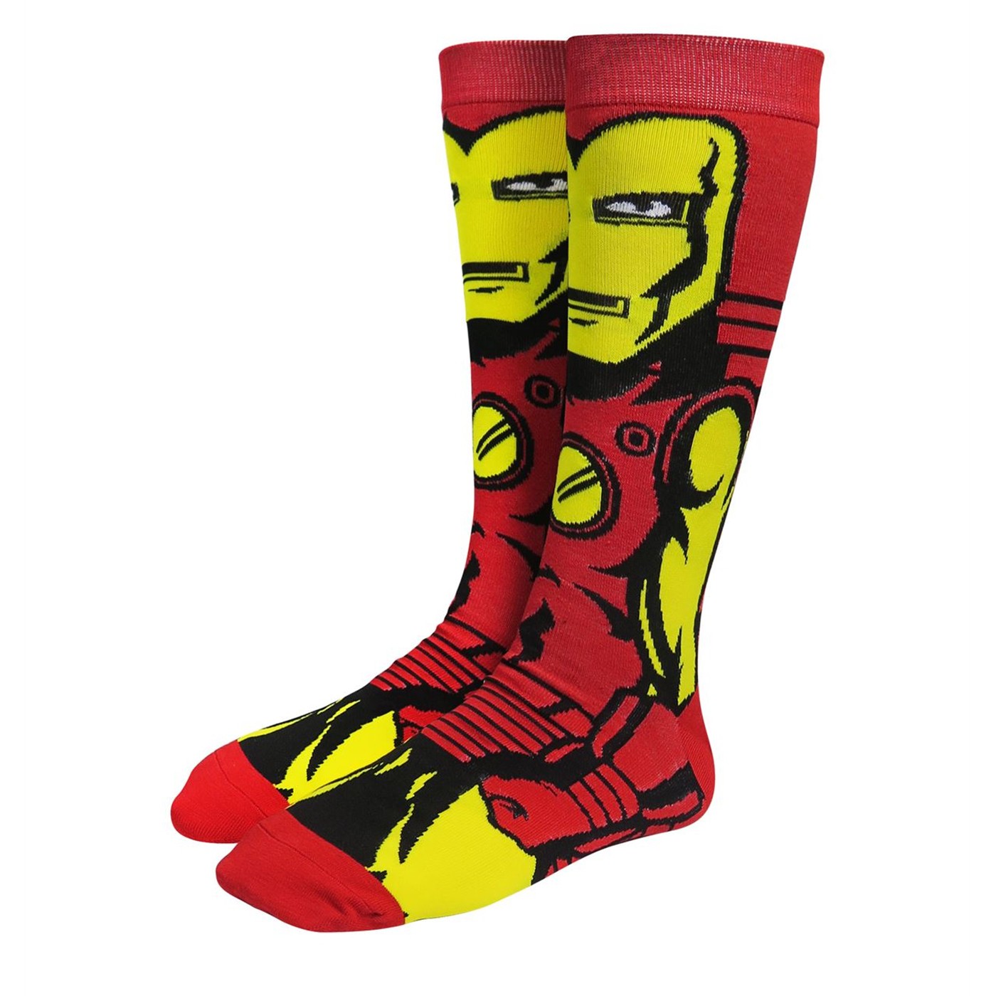 Iron Man Classic Armor Crew Socks, Red