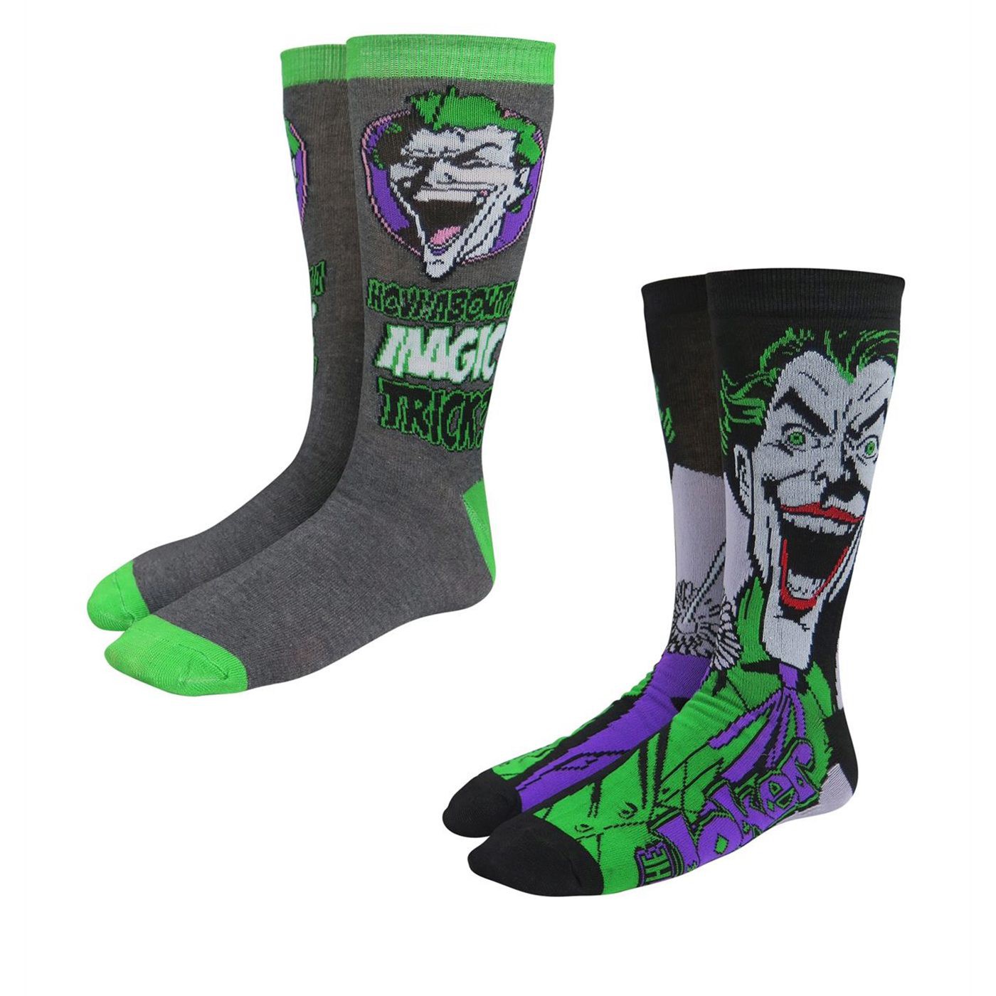 The Joker Ha-ha Crew Socks 2-Pack