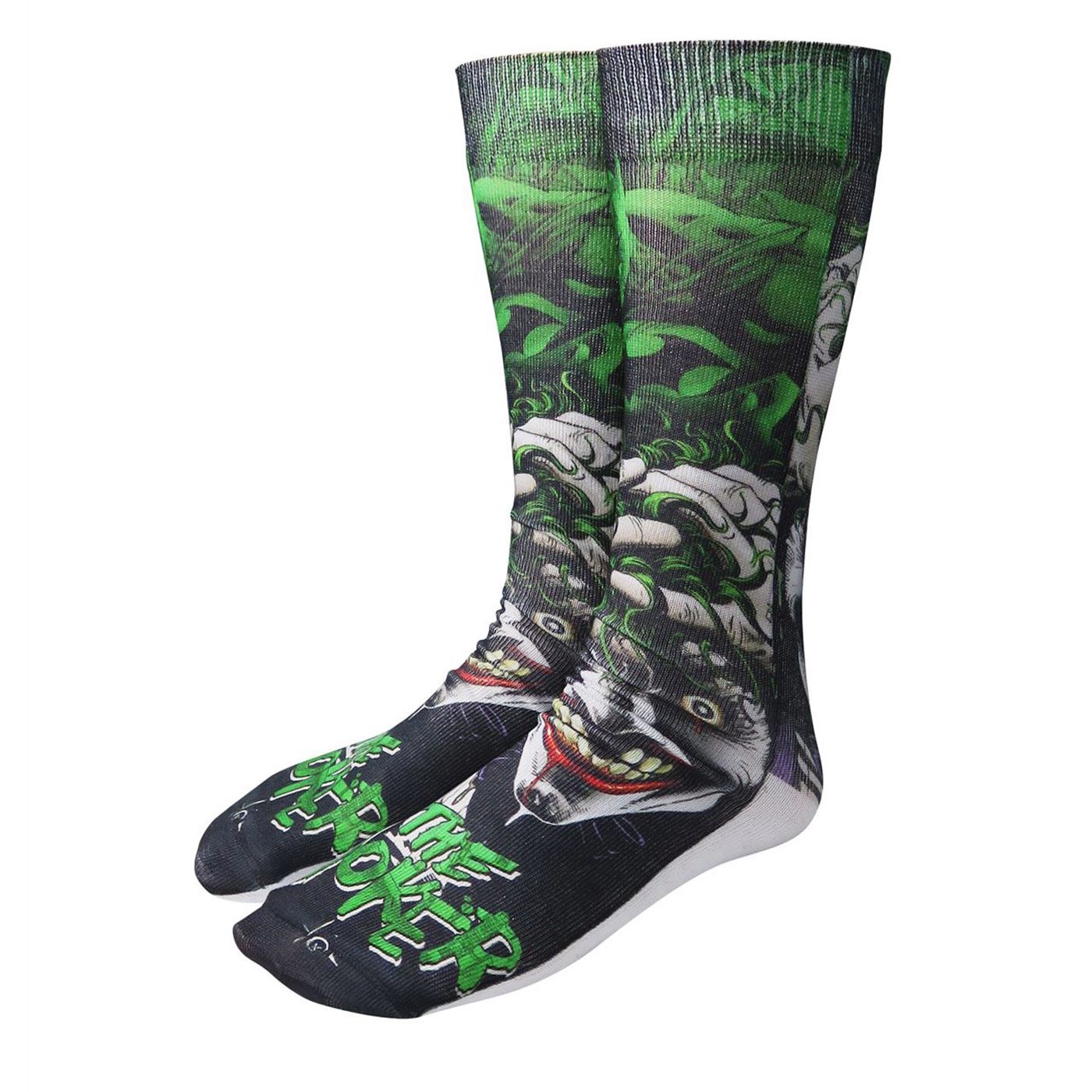 Joker Killing Joke Crew Socks, Black