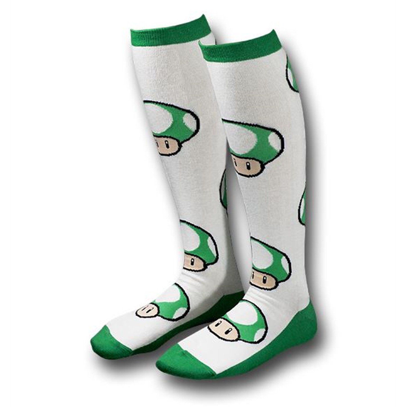 Nintendo Green Mushroom Women's Socks, Green