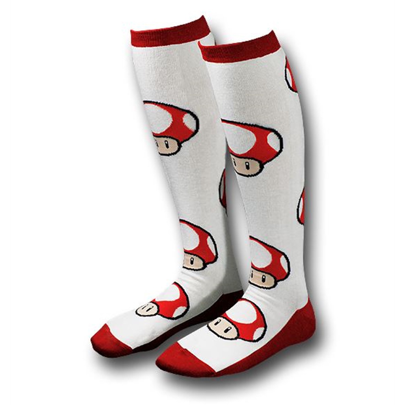 Nintendo Red Mushroom Women's Socks, White