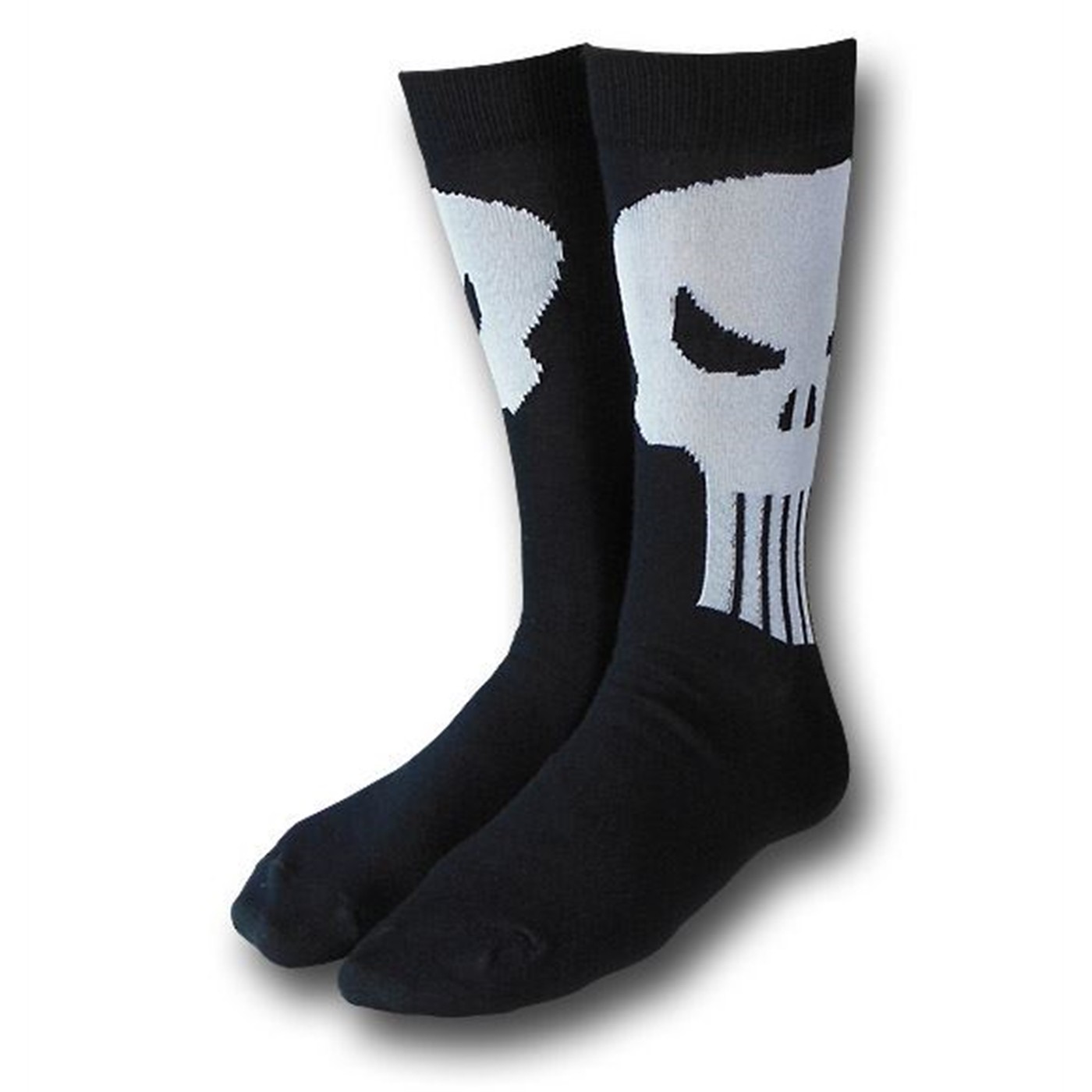Punisher Symbol Black Crew Socks, Black