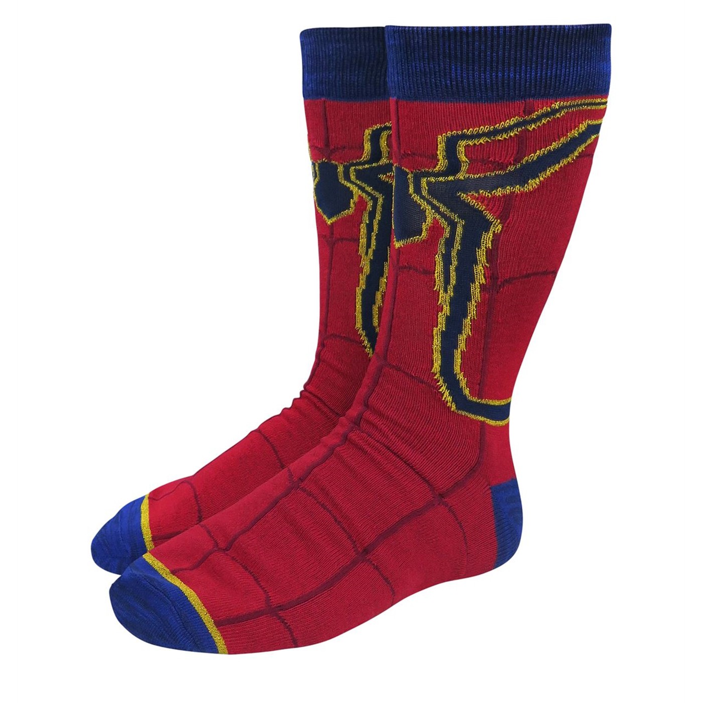 Avengers Infinity War Iron Spider Crew Socks, Red
