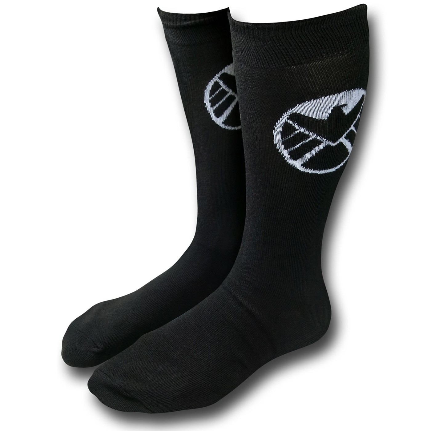 SHIELD Symbol Crew Socks, Black