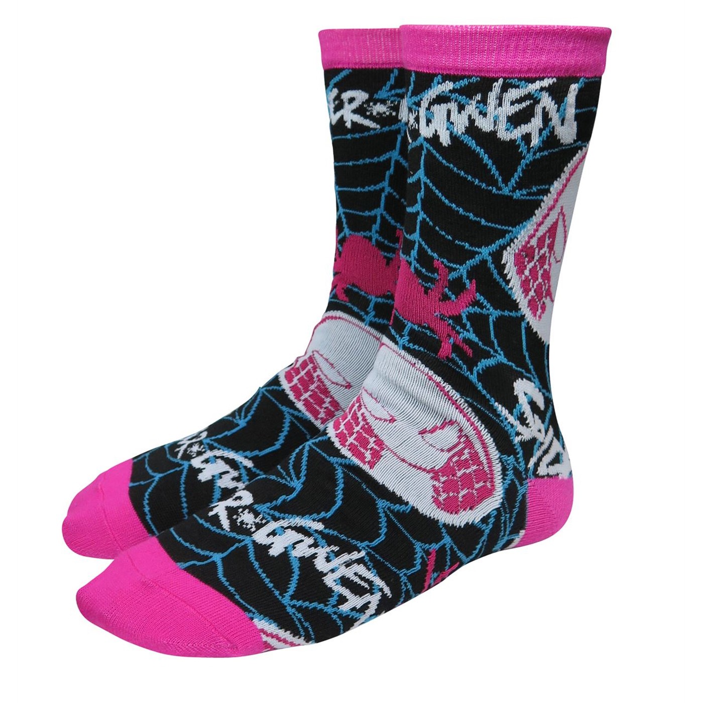 Spider Gwen Women's Crew Socks, Pink