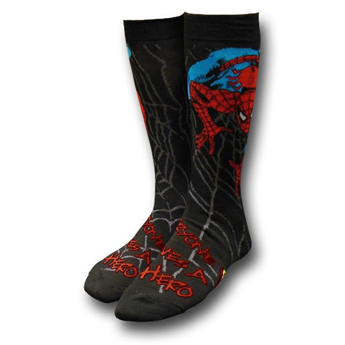 Spiderman Image and Grey Socks 2-Pack, Grey
