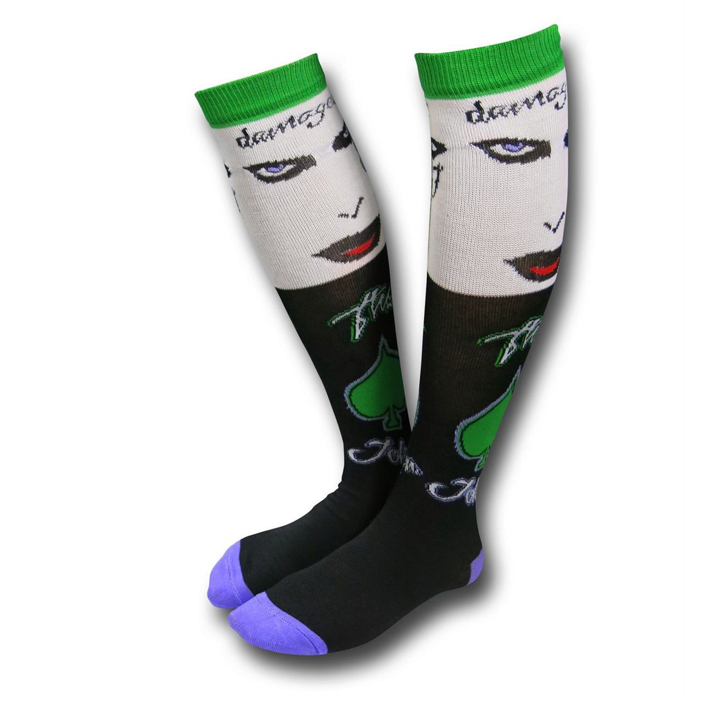 Suicide Squad Joker Crew Socks, Black