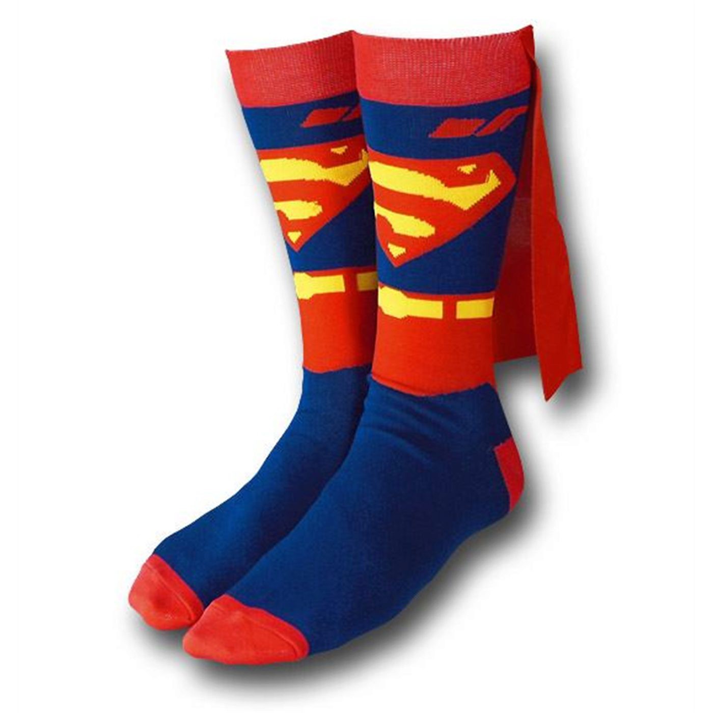 Superman Crew Socks With Cape