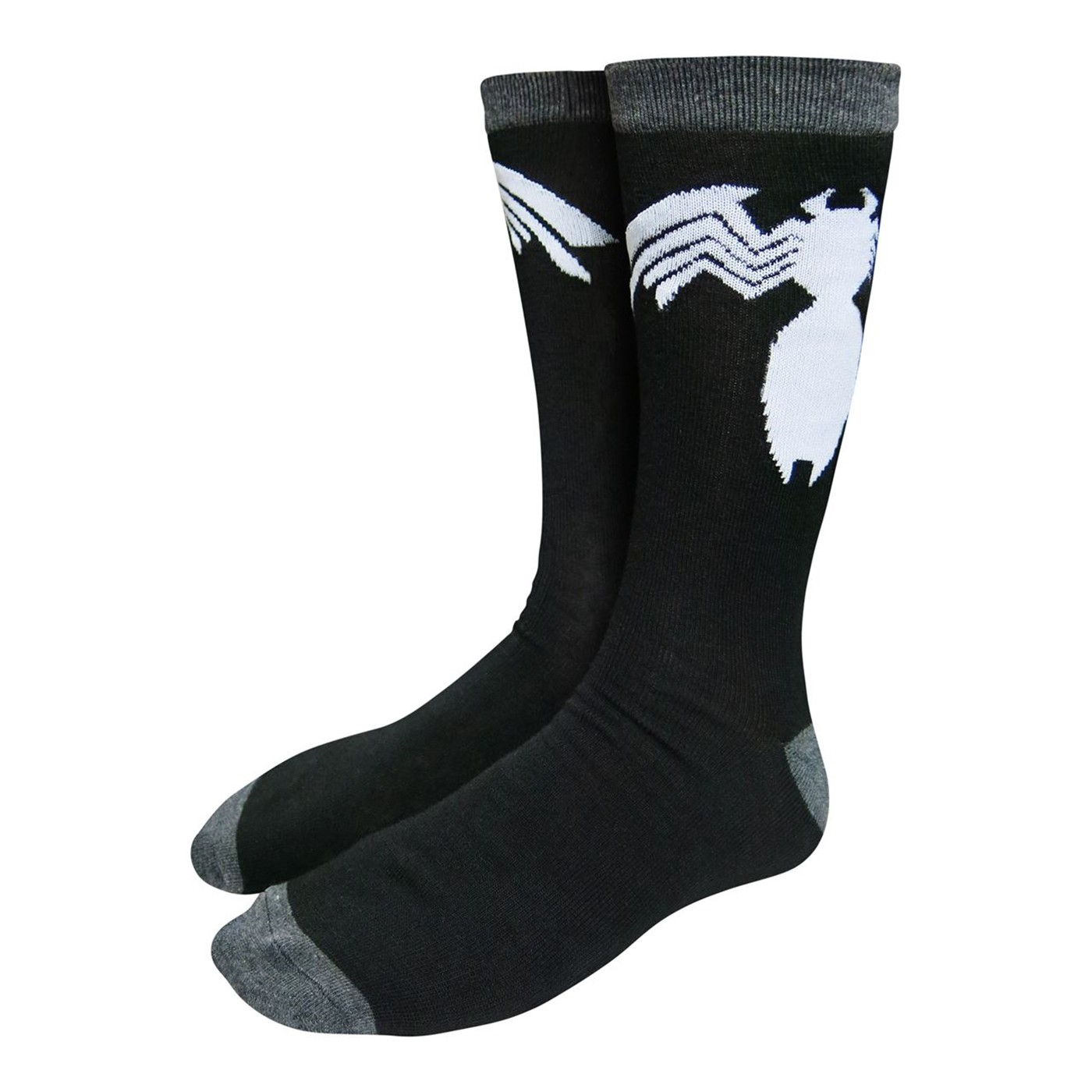 Venom Symbol Crew Socks, Red