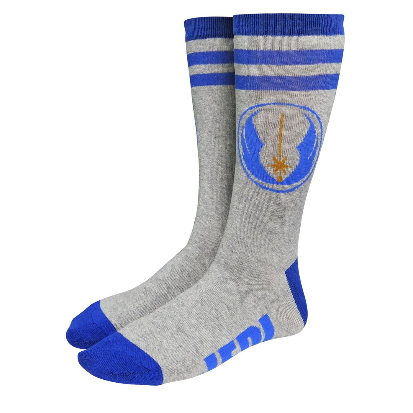 Star Wars Jedi Symbol Athletic Crew Socks, Grey