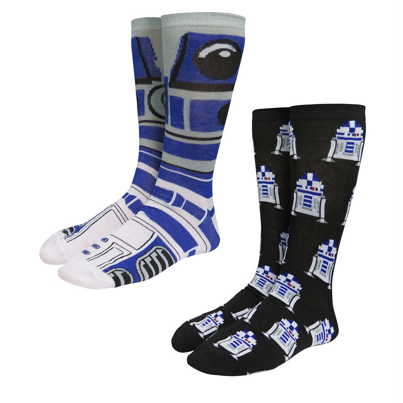Star Wars R2-D2 Crew Socks 2-Pack, Blue