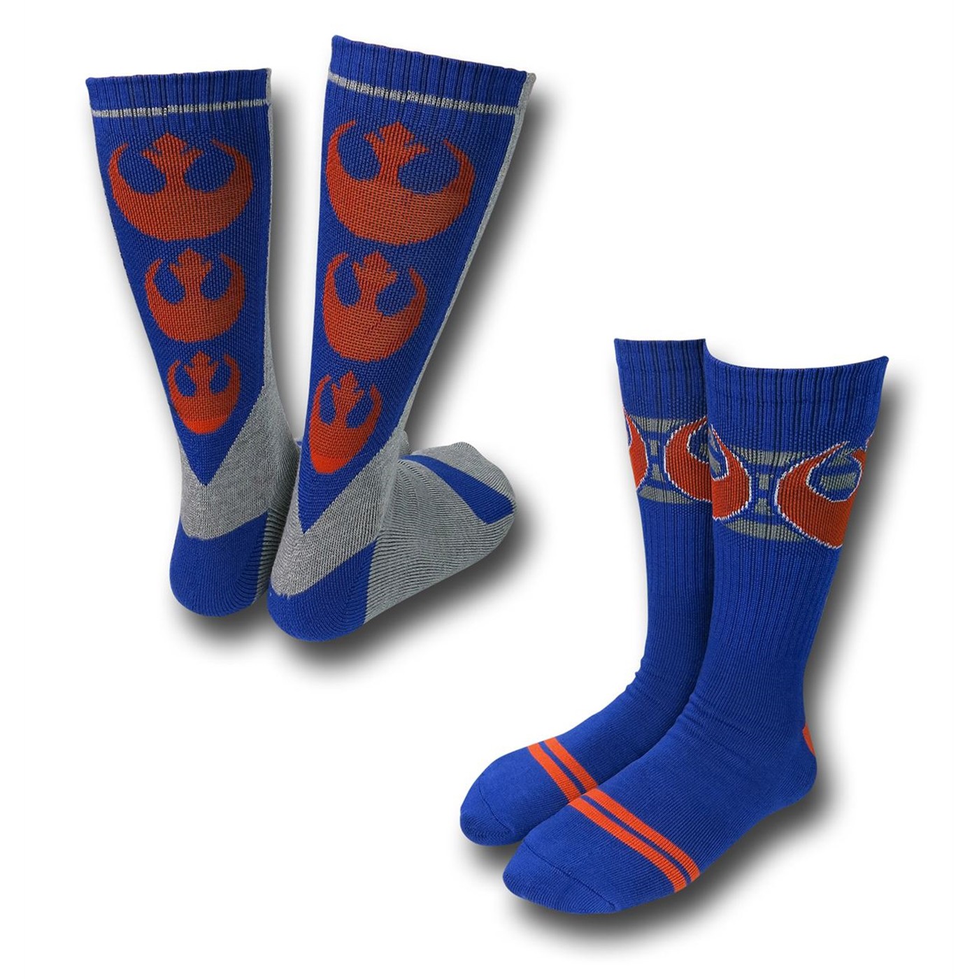 Star Wars Rebel Socks 2-Pack, Blue