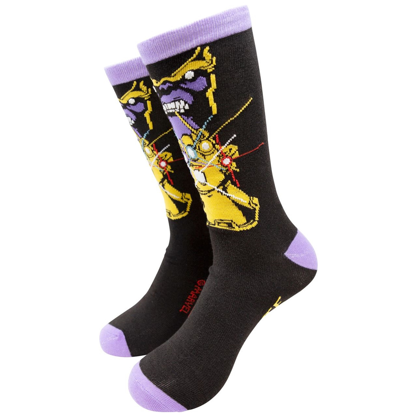 Thanos Infinite Power Crew Sock, Black