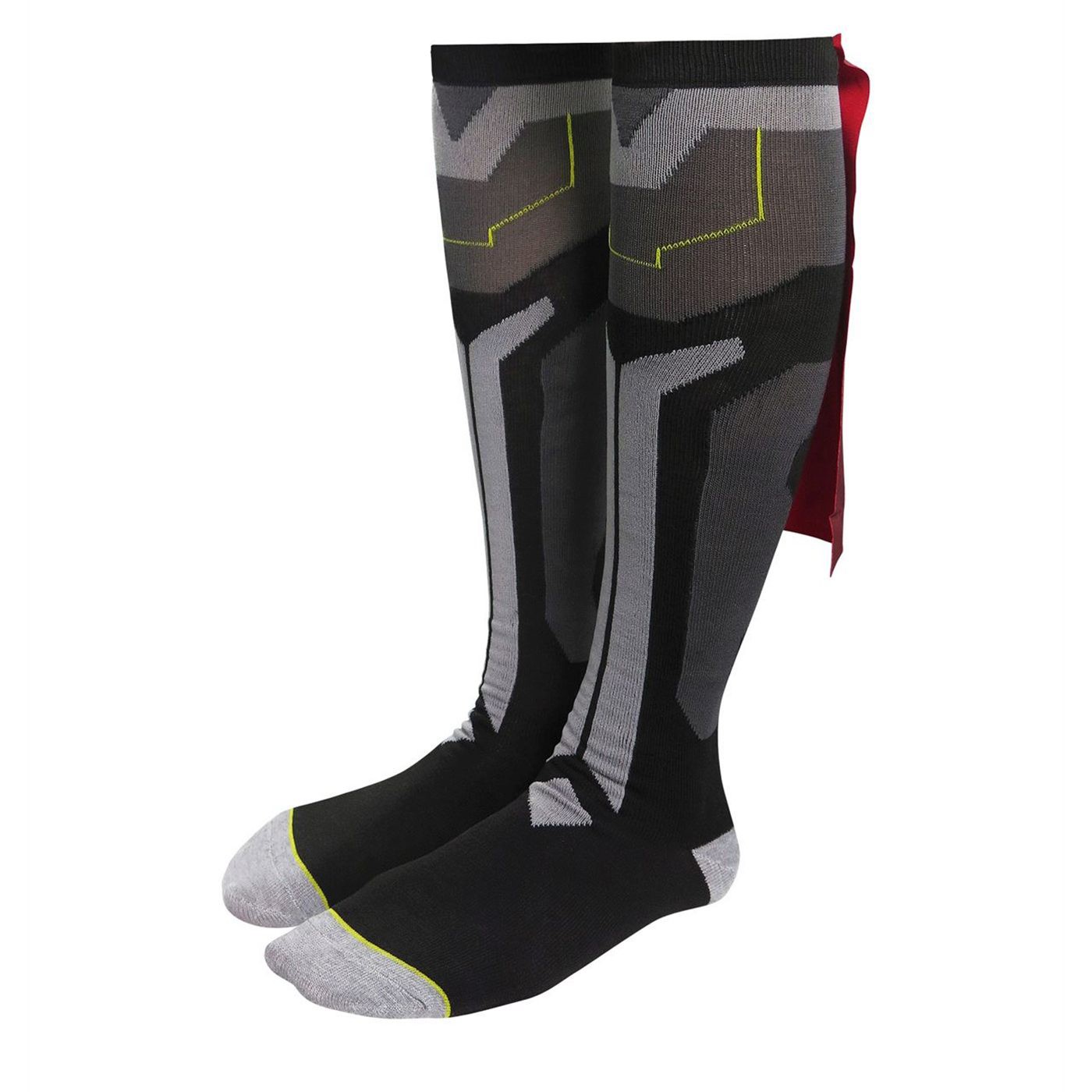 Thor Ragnarok Costume & Caped Knee High Socks, Black