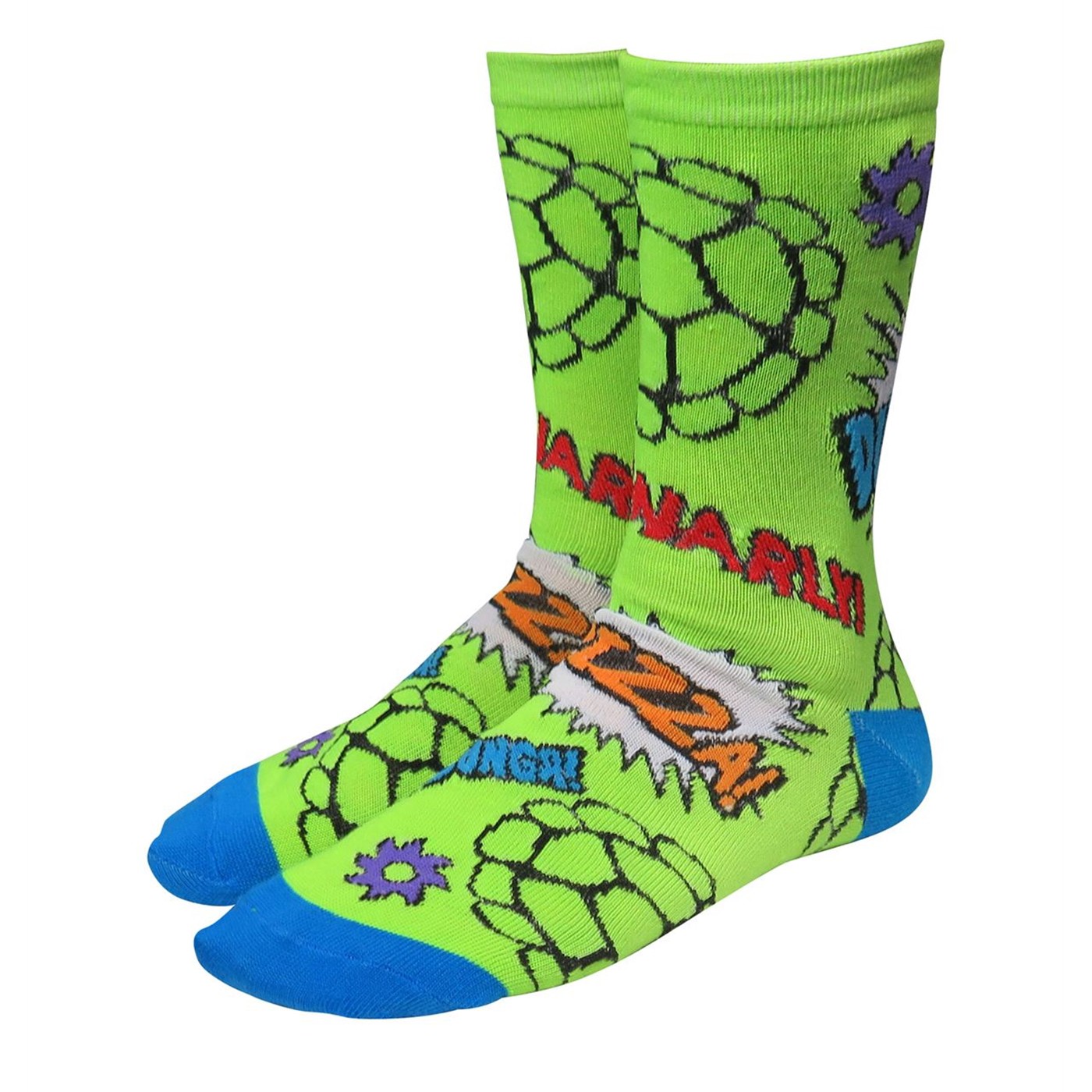 TMNT Action Women's Crew Socks, Green