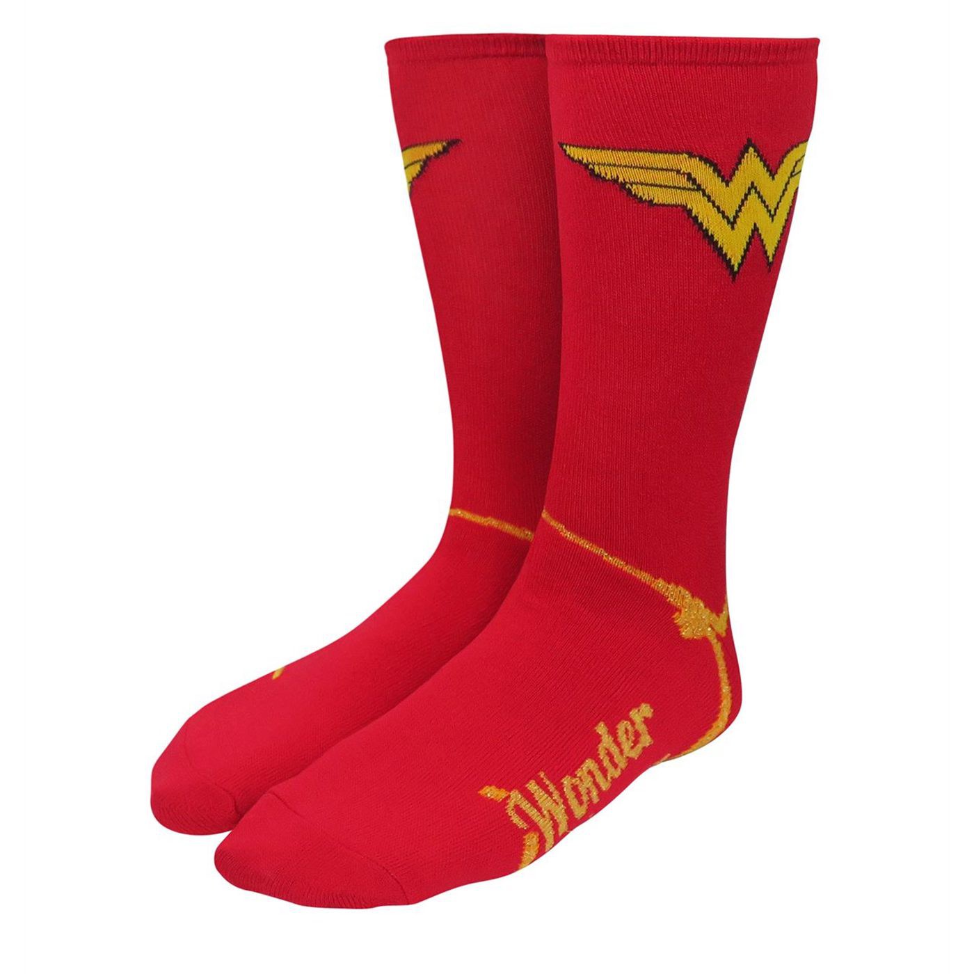 Wonder Woman Ankle Lasso Women's Crew Socks, Red