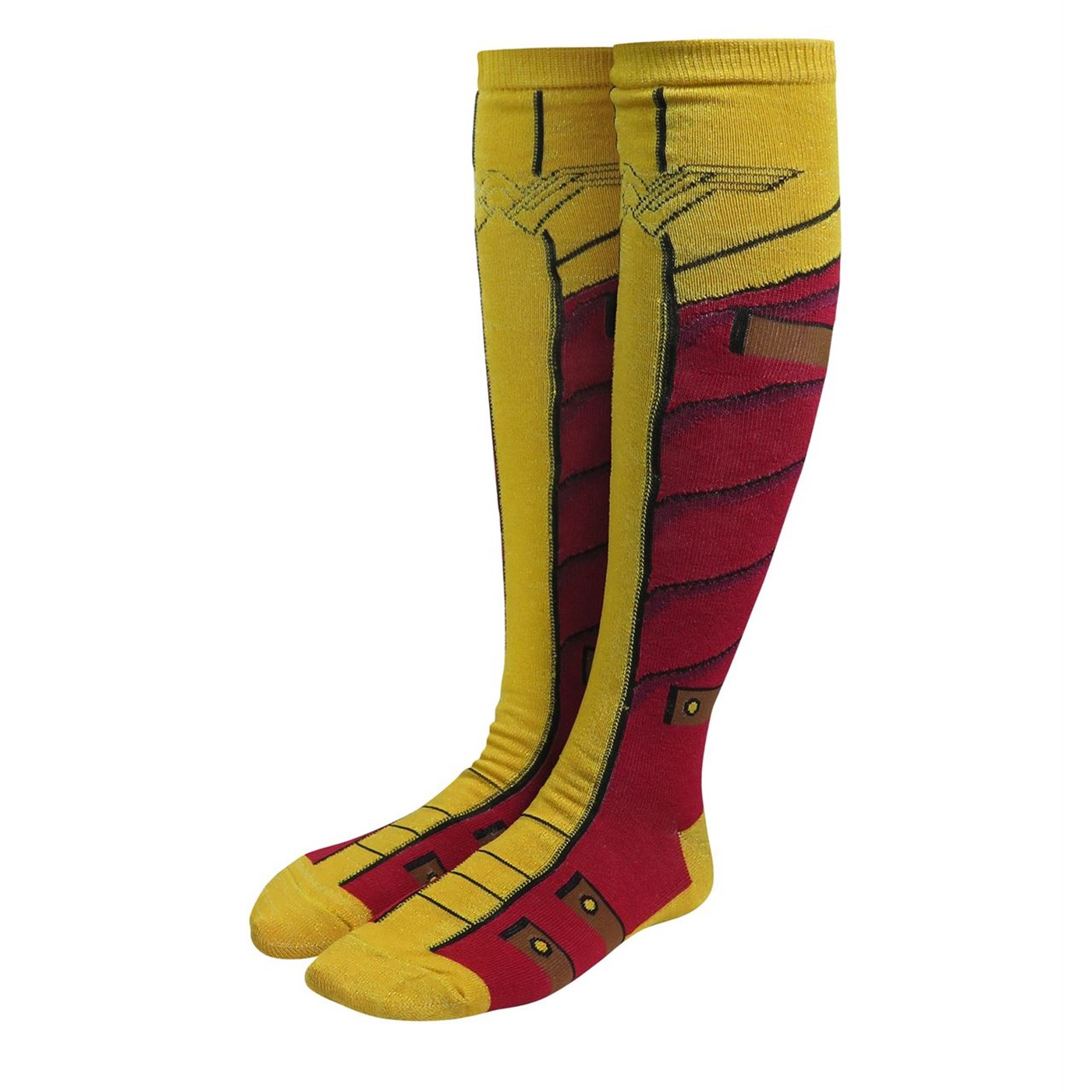 Wonder Woman Movie Armor Women's Knee High Socks, Red